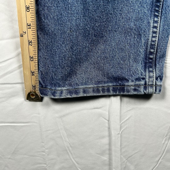 Wrangler George Strait Cowboy Cut Jeans Men's 36x36 Blue Western Straight Leg - Picture 8 of 11